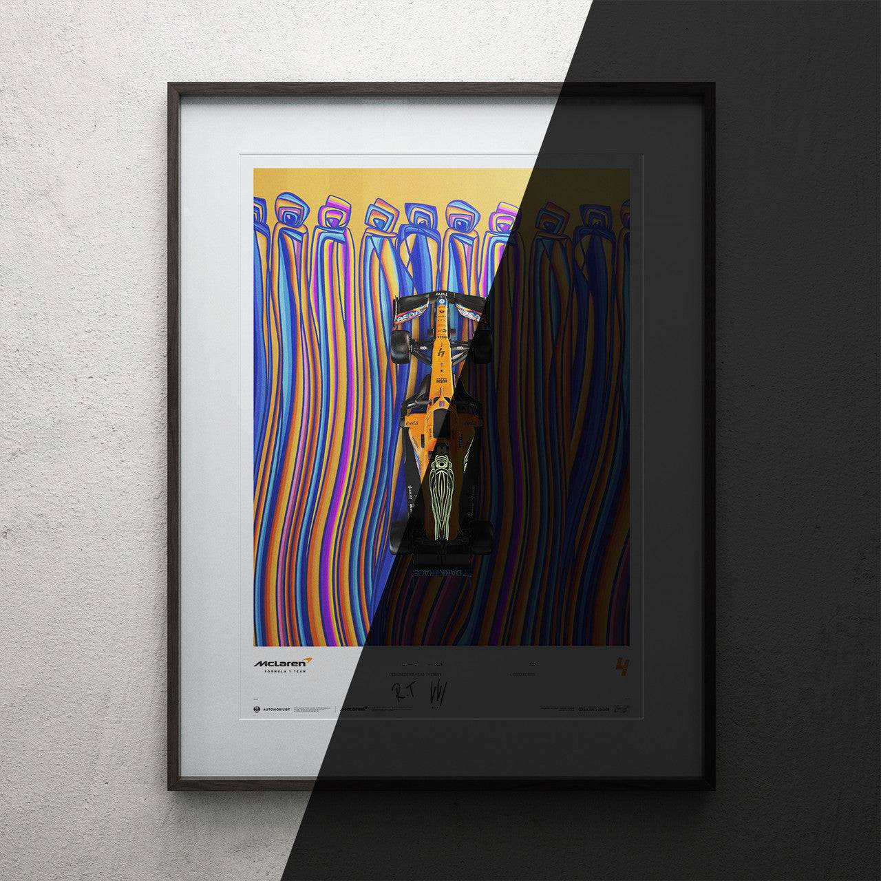 Signed by Rabab Tantawy - McLaren x Vuse - Lando Norris - Driven by Change - 2021 | Collector's Edition