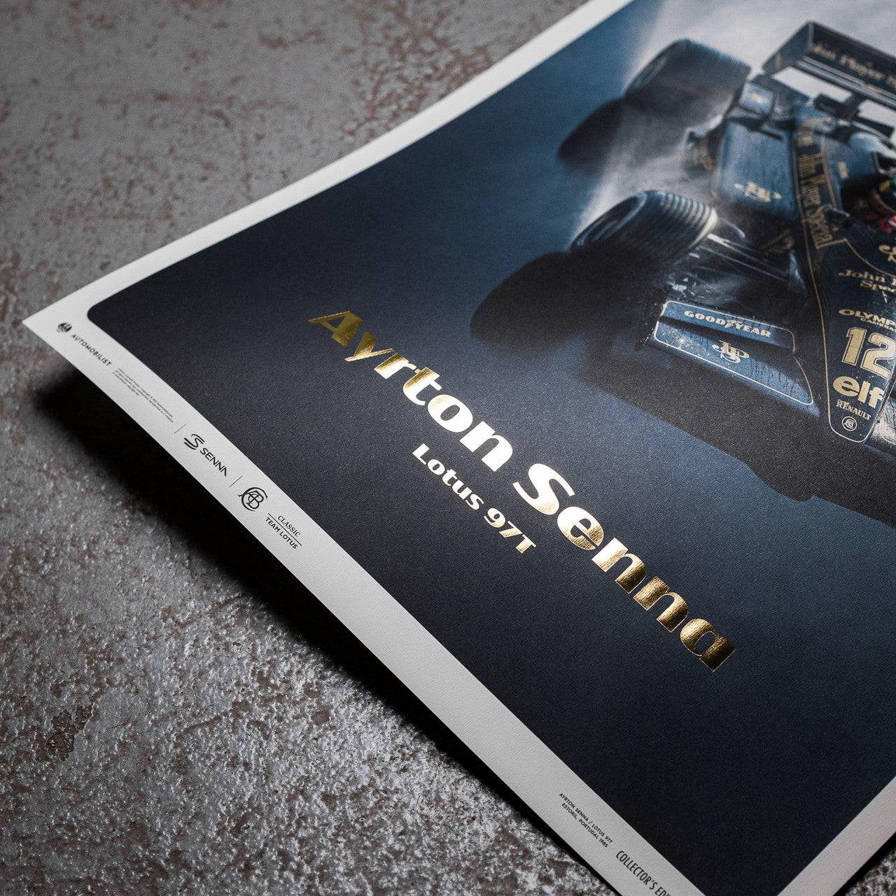 Lotus 97T - Ayrton Senna - Rainmaster - Estoril, 1985 | Collector’s Edition