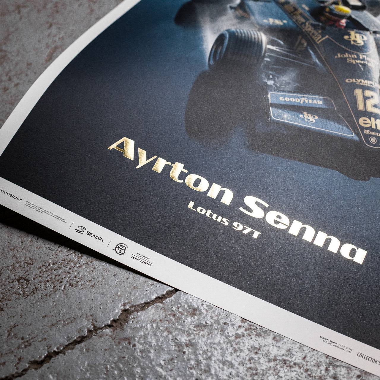 Lotus 97T - Ayrton Senna - Rainmaster - Estoril, 1985 | Collector’s Edition