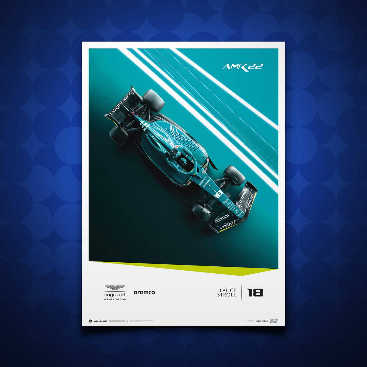 Aston Martin Aramco Cognizant Formula 1 Team - Lance Stroll - 2022 | Limited Edition | Unique #s