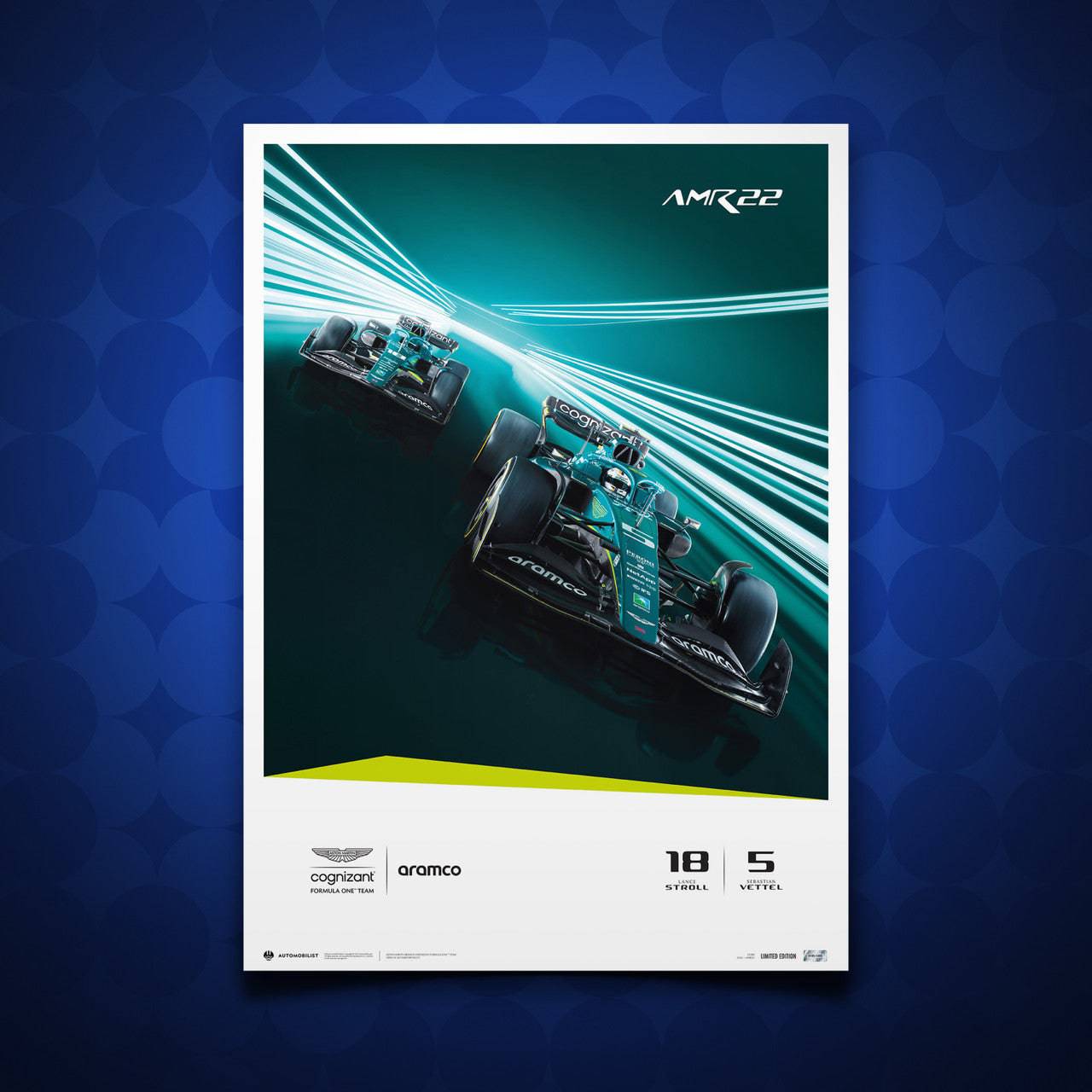 Aston Martin Aramco Cognizant Formula 1 Team - Season 2022 | Limited Edition | Unique #s