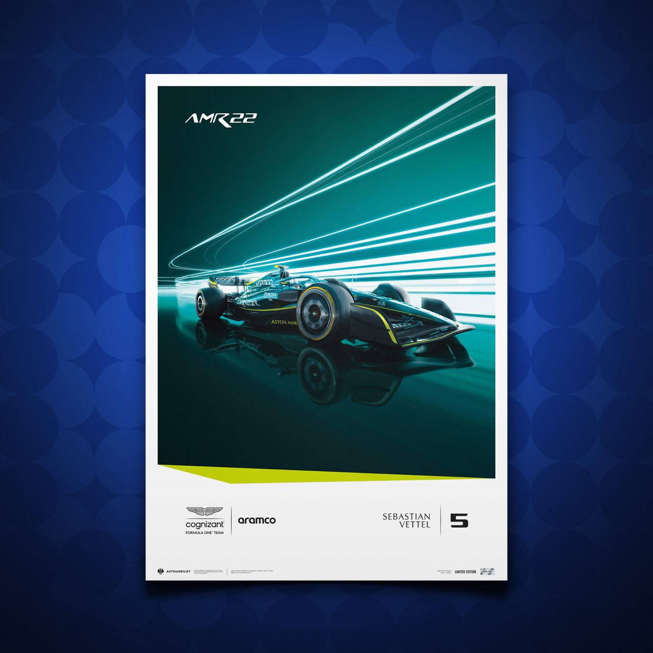 Aston Martin Aramco Cognizant Formula 1 Team - Sebastian Vettel - 2022 | Limited Edition | Unique #s