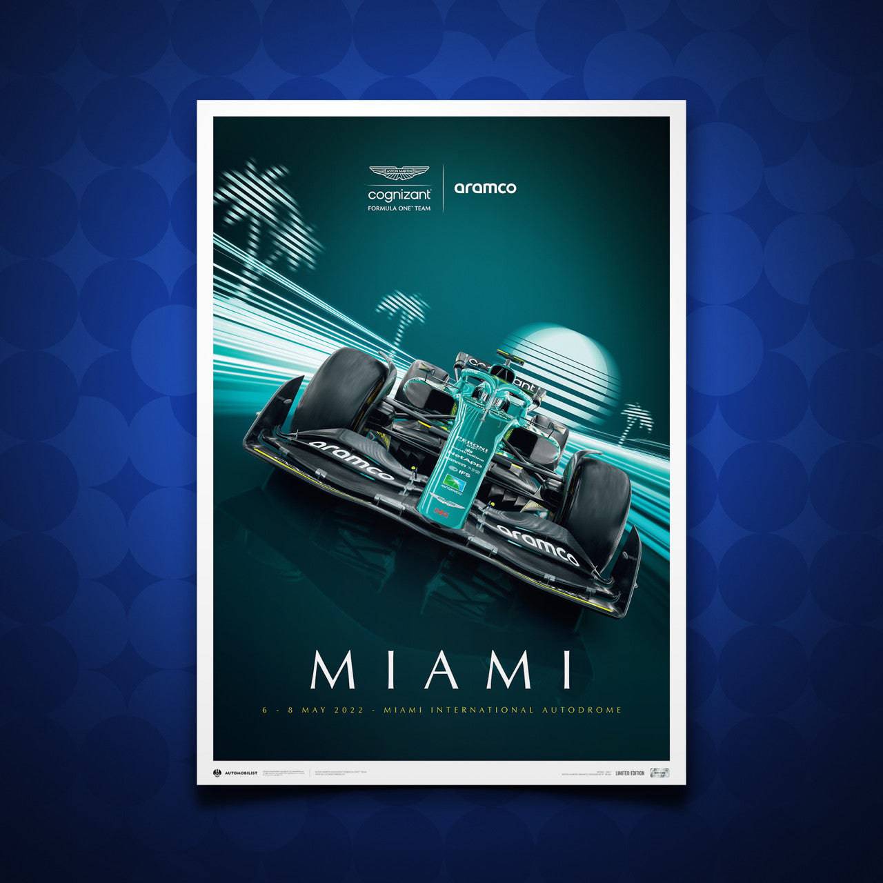 Aston Martin Aramco Cognizant Formula 1 Team - Miami 2022 | Limited Edition | Unique #s