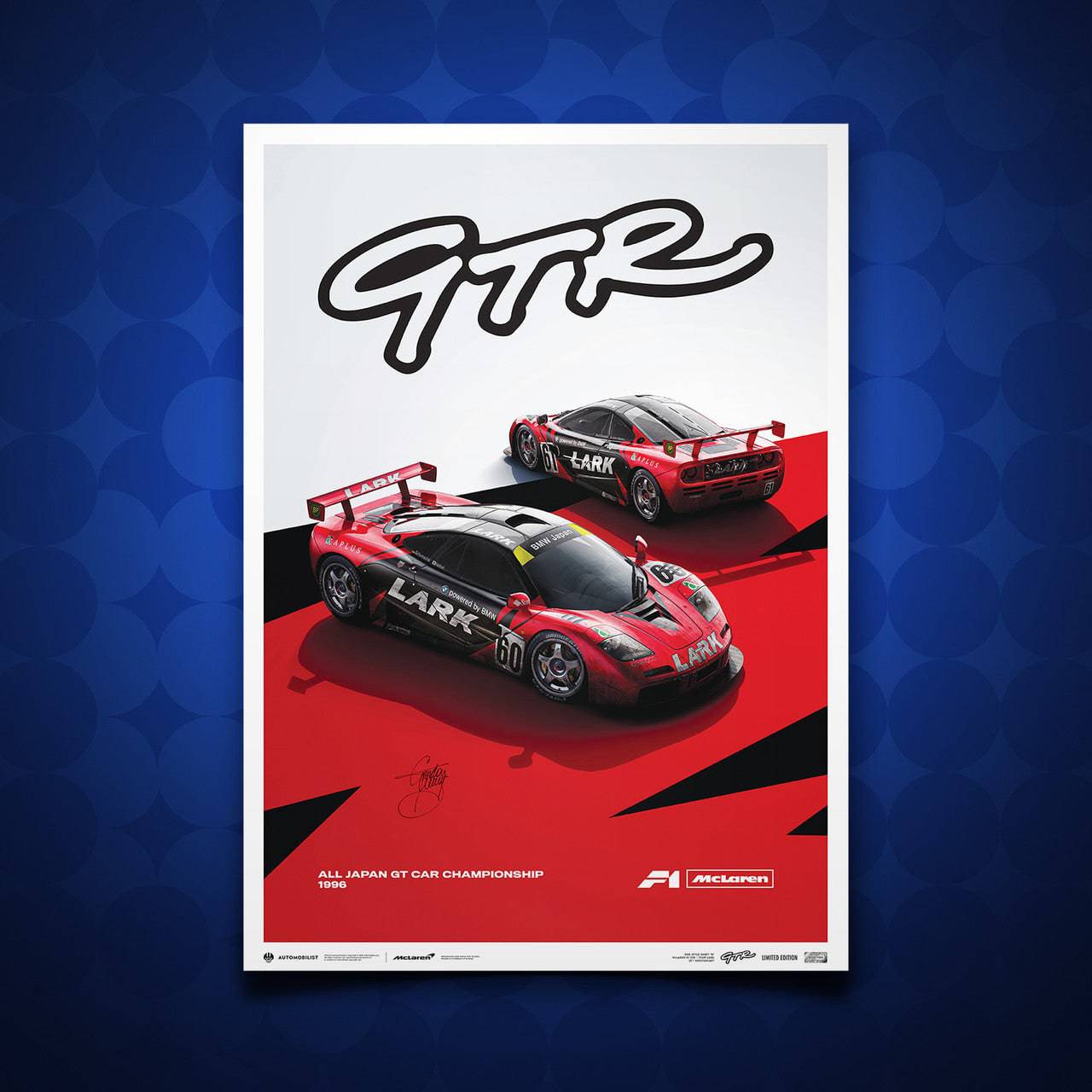 McLaren F1 GTR - Team LARK - 1996 | Limited Edition | Signed