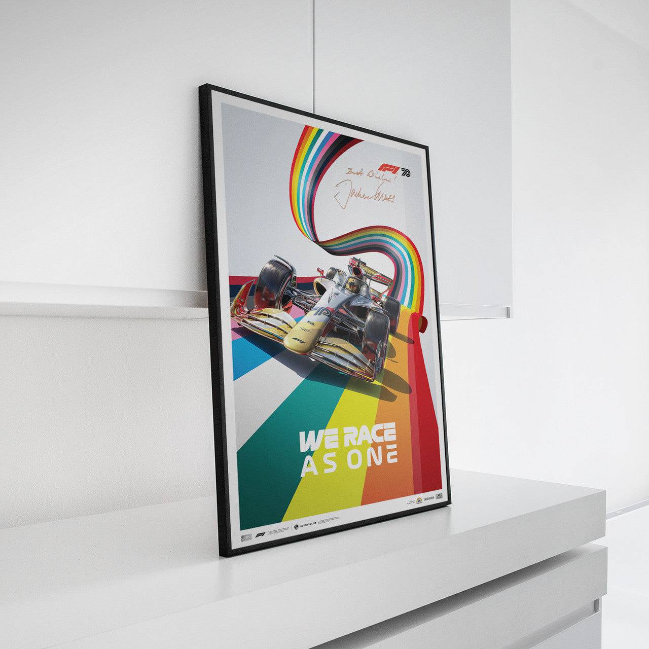 Signed by Jochen Mass - We Race As One | Limited Edition
