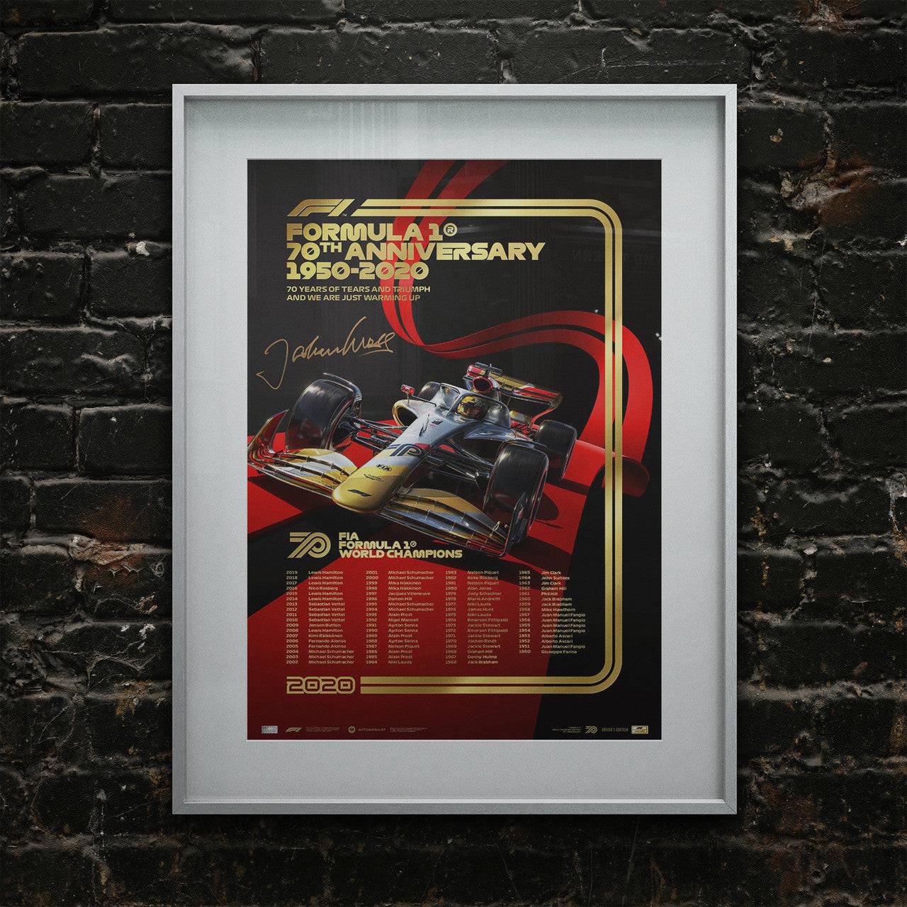 JOCHEN MASS - F1® 70th ANNIVERSARY | SIGNED DRIVERS' EDITION