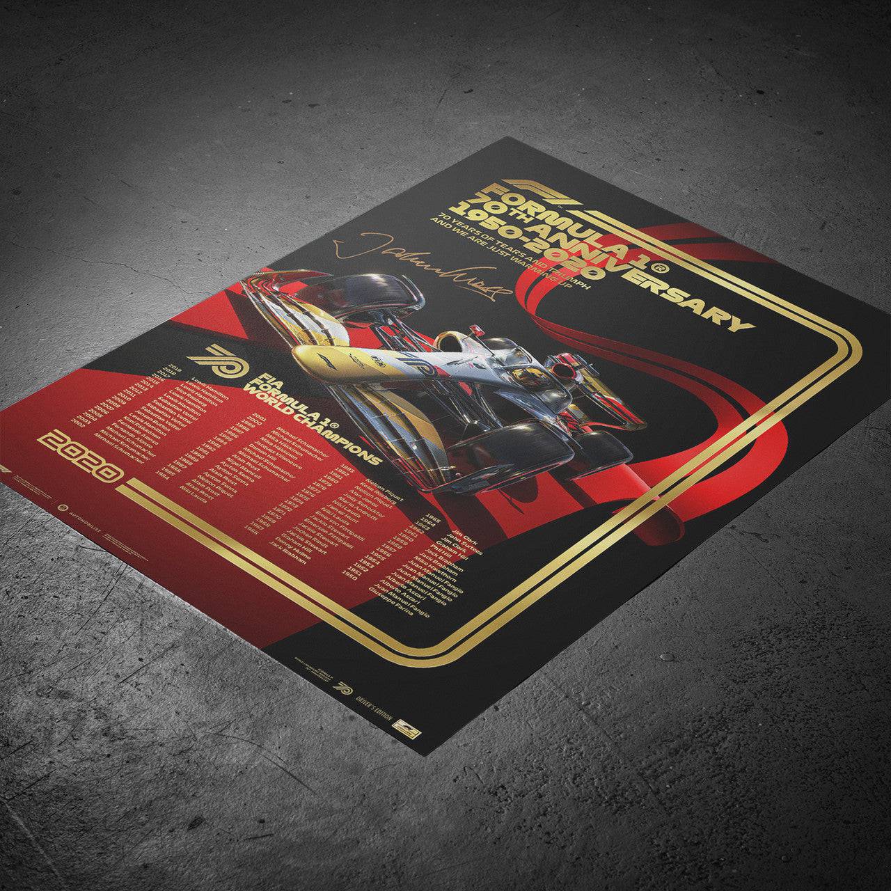 JOCHEN MASS - F1® 70th ANNIVERSARY | SIGNED DRIVERS' EDITION