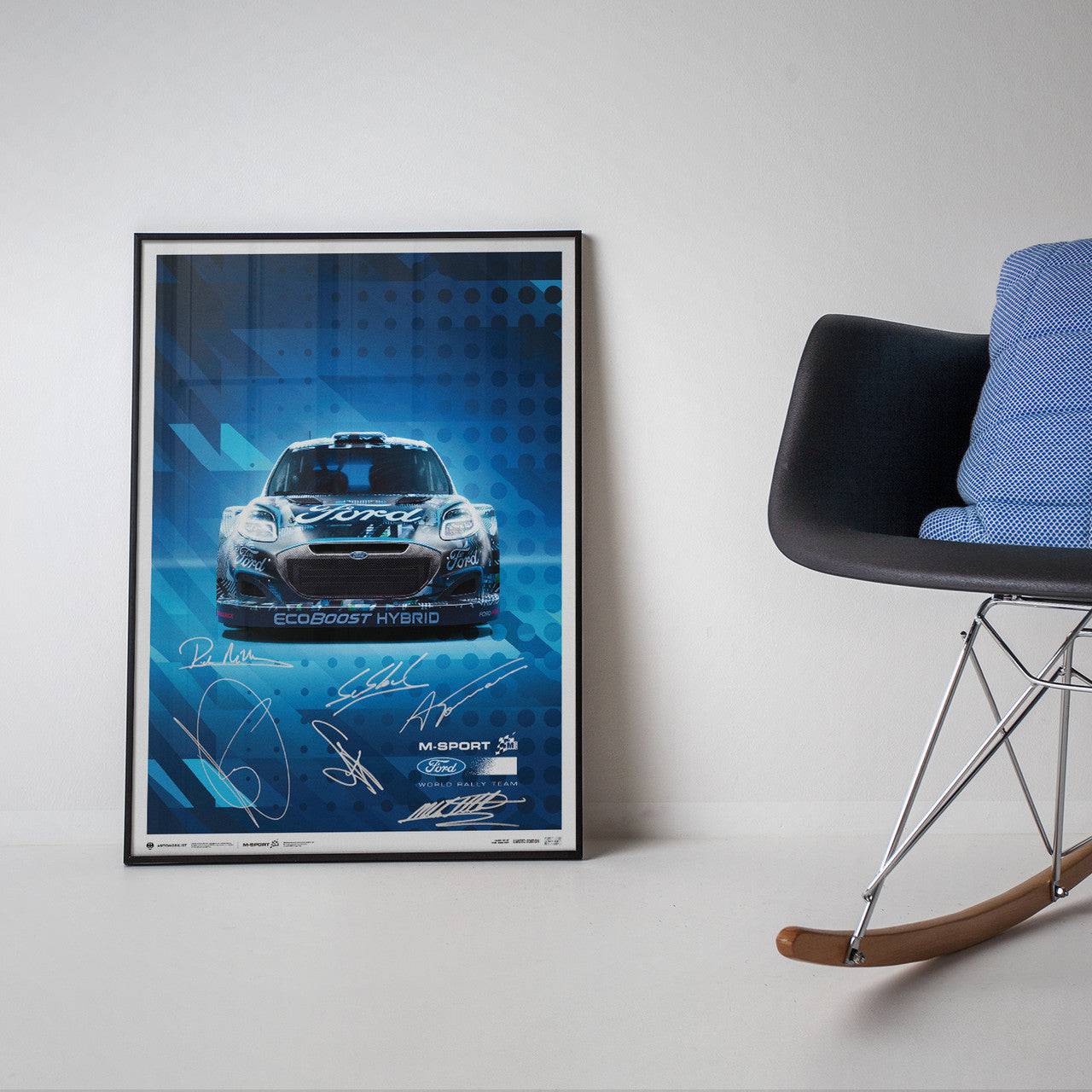 Loeb, Greensmith, Fourmax, Breen, Millener, Wilson - M-Sport Ford Puma Hybrid Rally1 | Signed Limited Edition