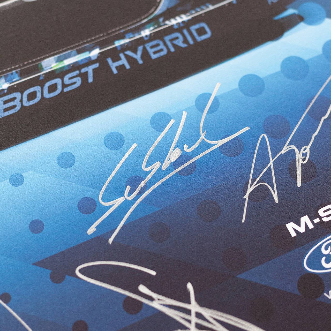 Loeb, Greensmith, Fourmax, Breen, Millener, Wilson - M-Sport Ford Puma Hybrid Rally1 | Signed Limited Edition