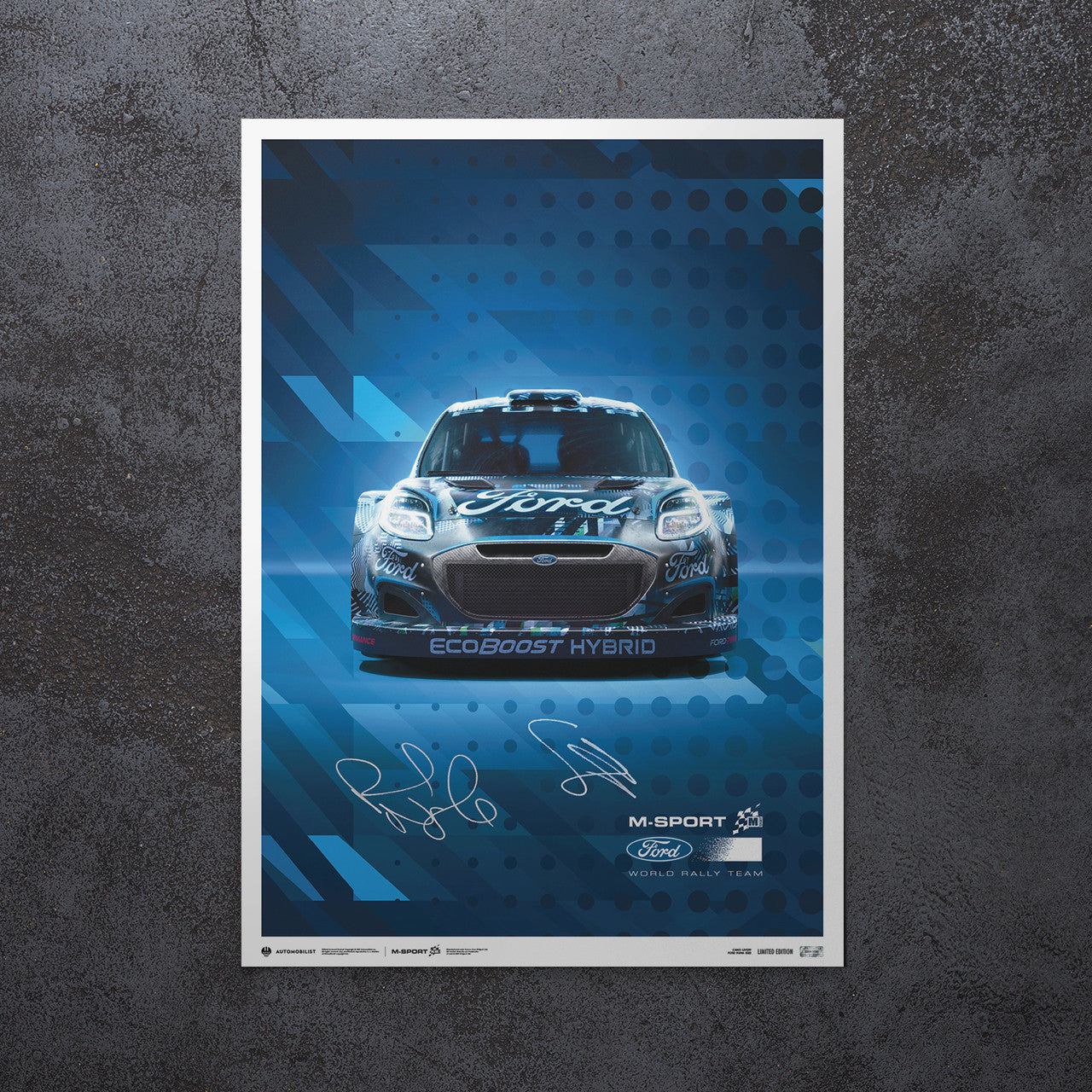 Craig Breen and Paul Nagle - M-Sport Ford Puma Hybrid Rally1 | Signed Limited Edition