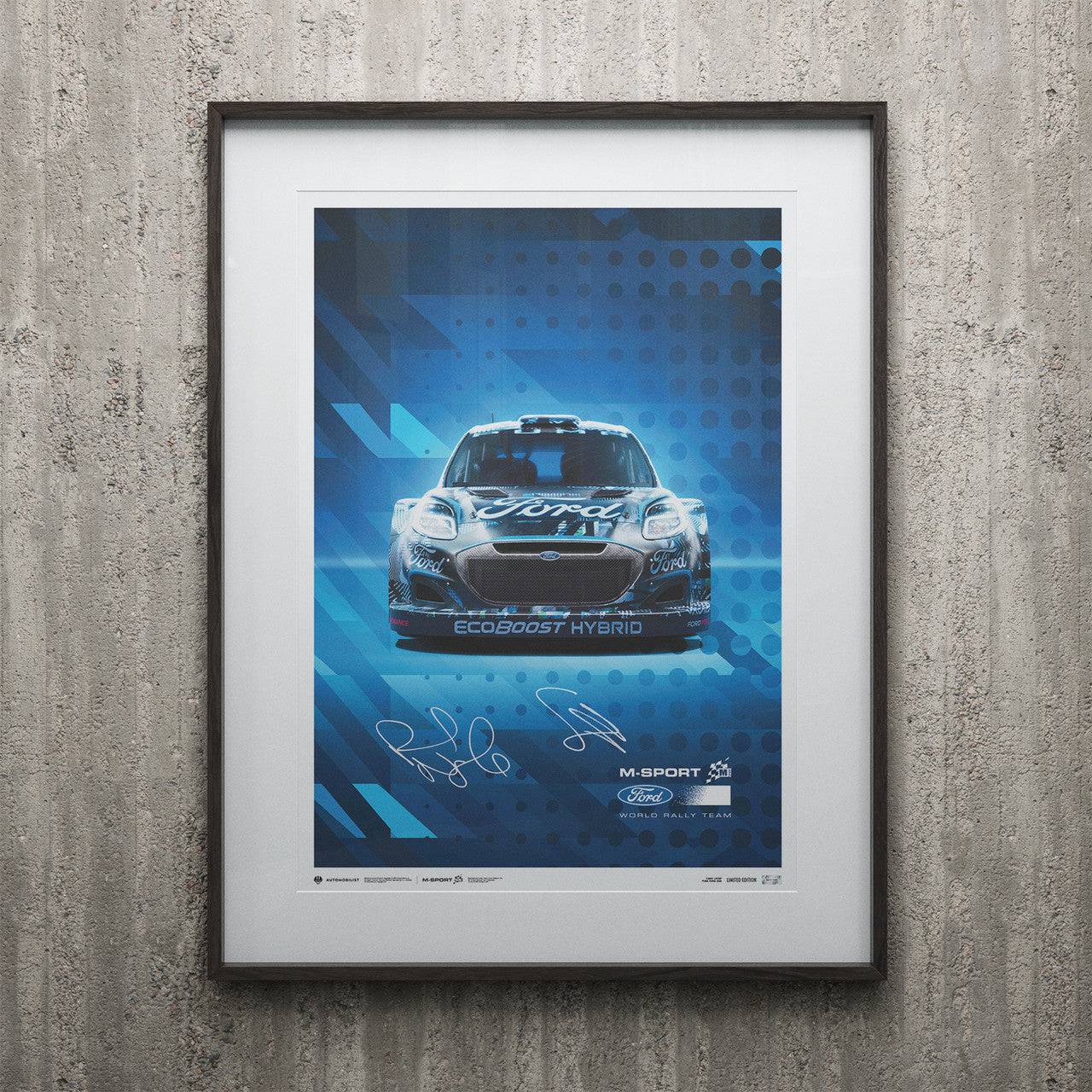 Craig Breen and Paul Nagle - M-Sport Ford Puma Hybrid Rally1 | Signed Limited Edition