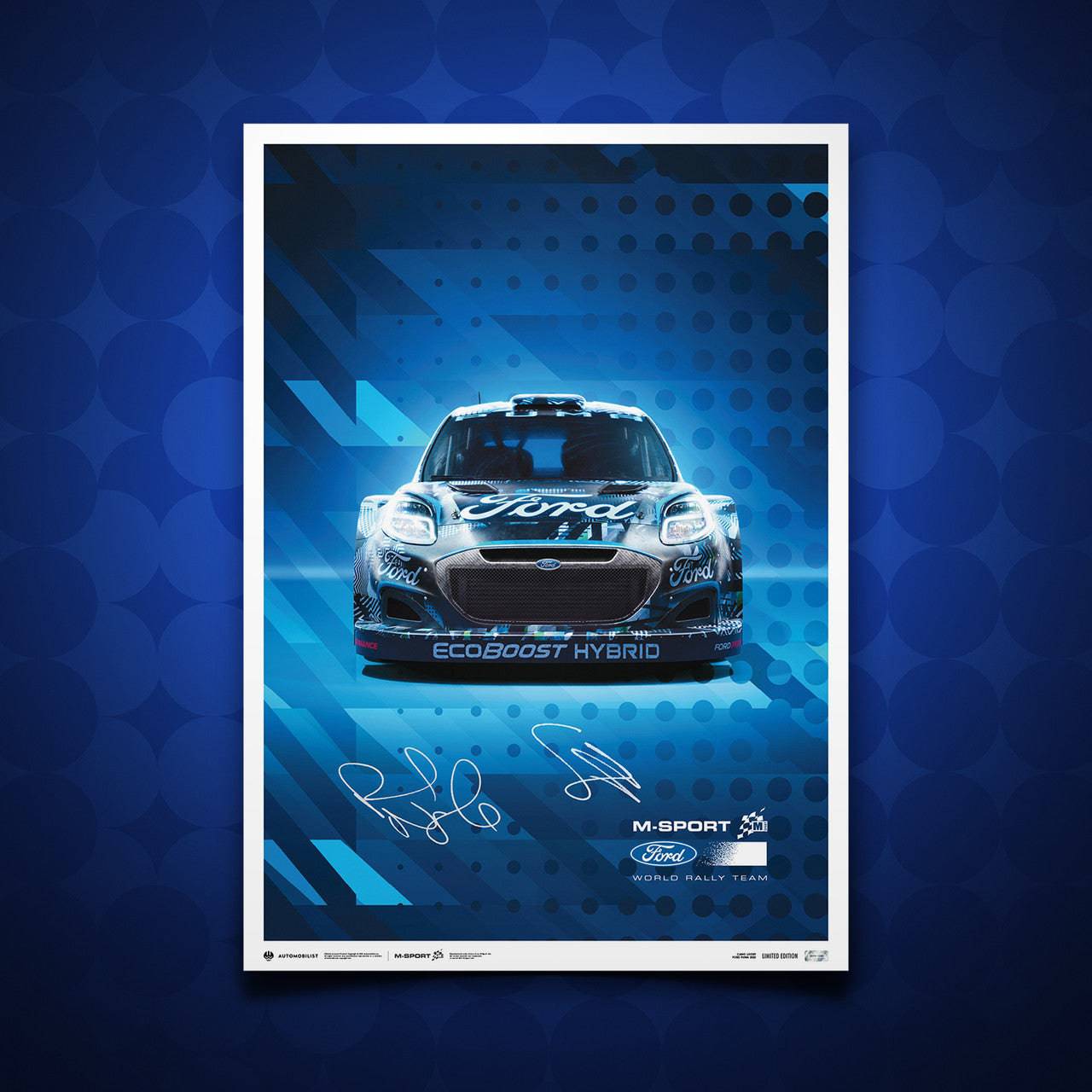 Craig Breen and Paul Nagle - M-Sport Ford Puma Hybrid Rally1 | Signed Limited Edition