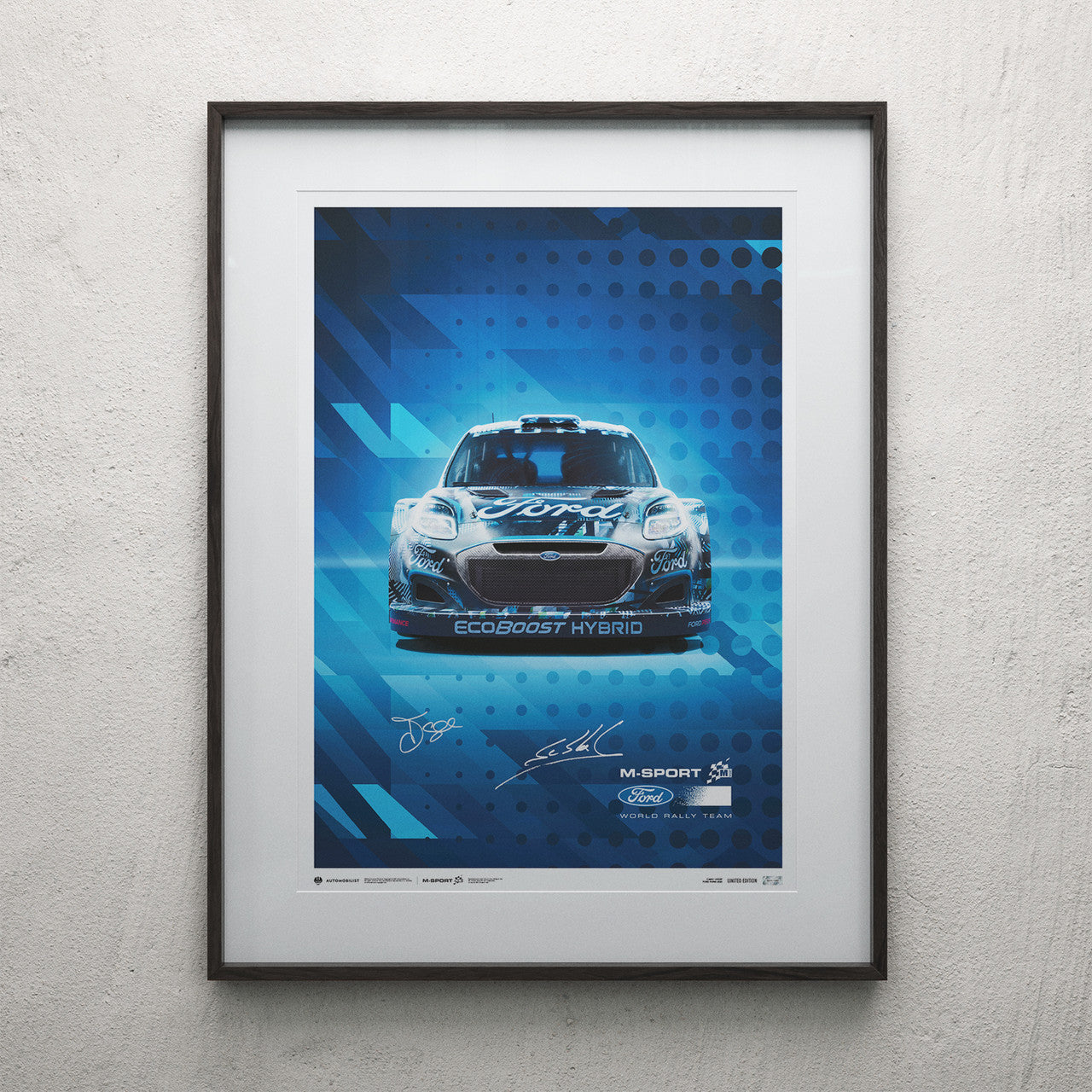 Sébastien Loeb and Isabelle Galmiche - M-Sport Ford Puma Hybrid Rally1 | Signed Limited Edition
