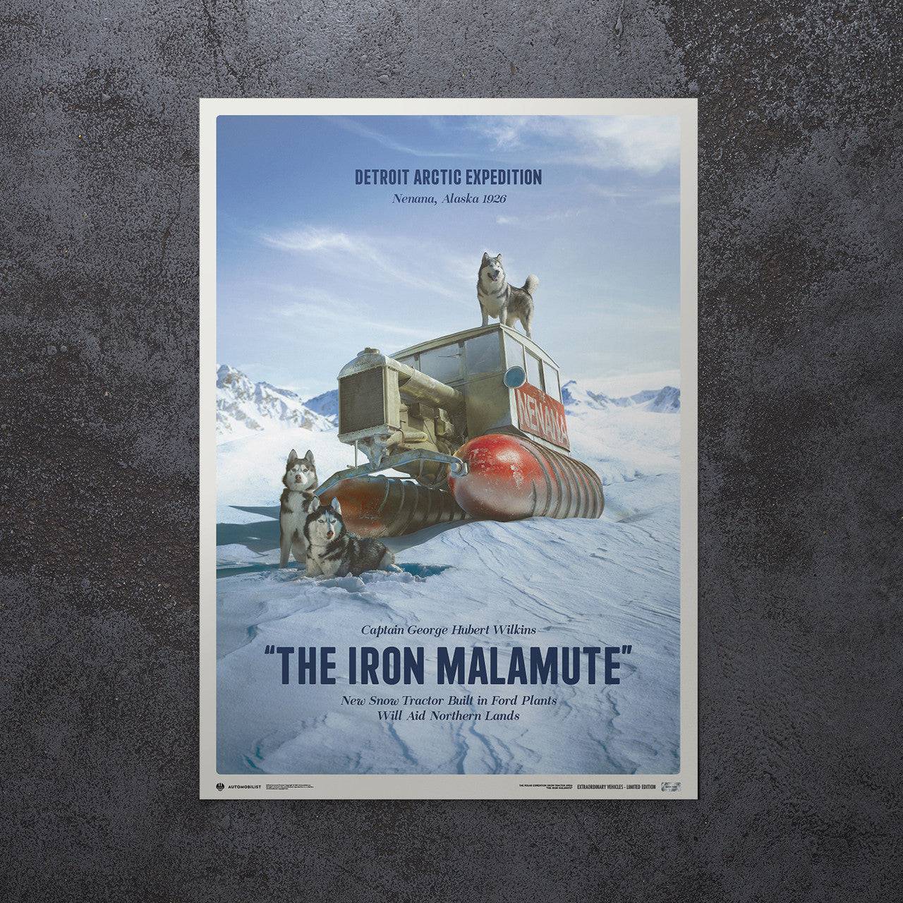 Detroit Arctic Expedition 1926 - The Iron Malamute | Limited Edition