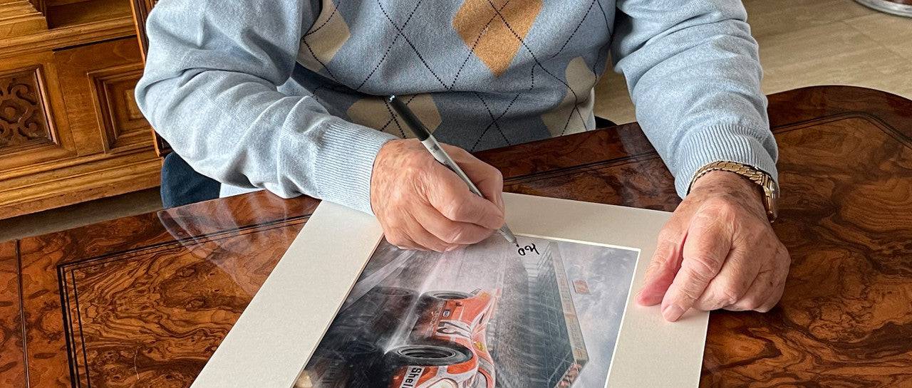Hans Herrmann - German Engineering, Hollywood Ending - Le Mans 1970 | Signed Small Artwork