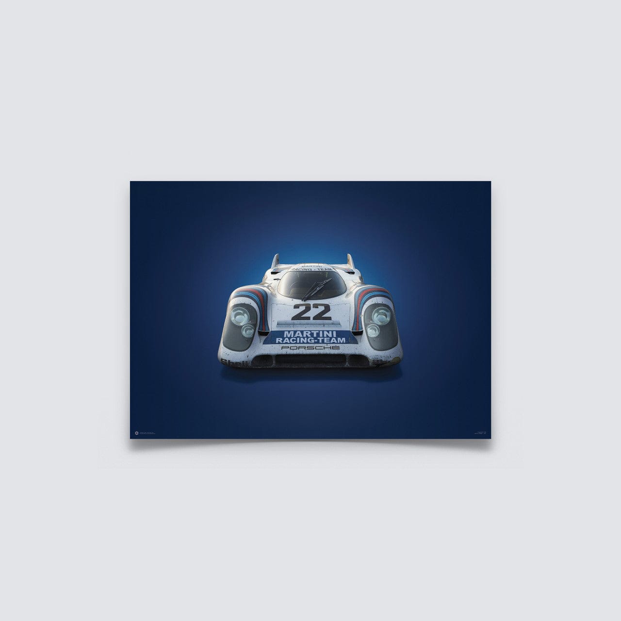 Porsche 917 - Martini - 24h Le Mans - 1971 - Colors of Speed Poster