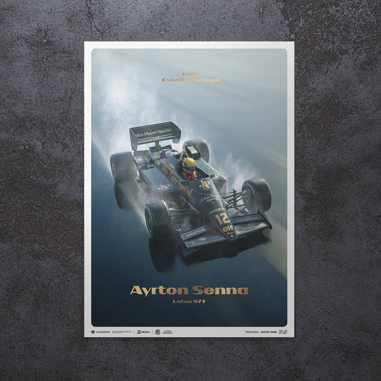 Lotus 97T - Ayrton Senna - Rainmaster - Estoril, 1985 | Collector’s Edition