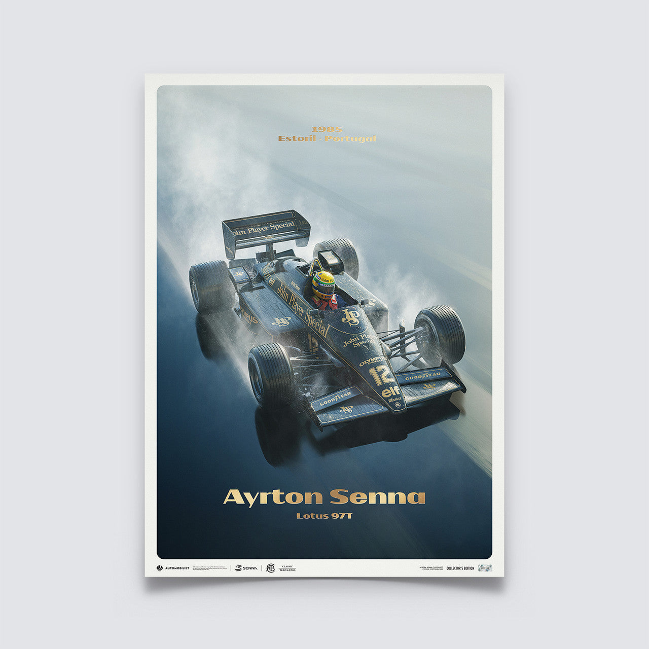 Lotus 97T - Ayrton Senna - Rainmaster - Estoril, 1985 | Collector’s Edition