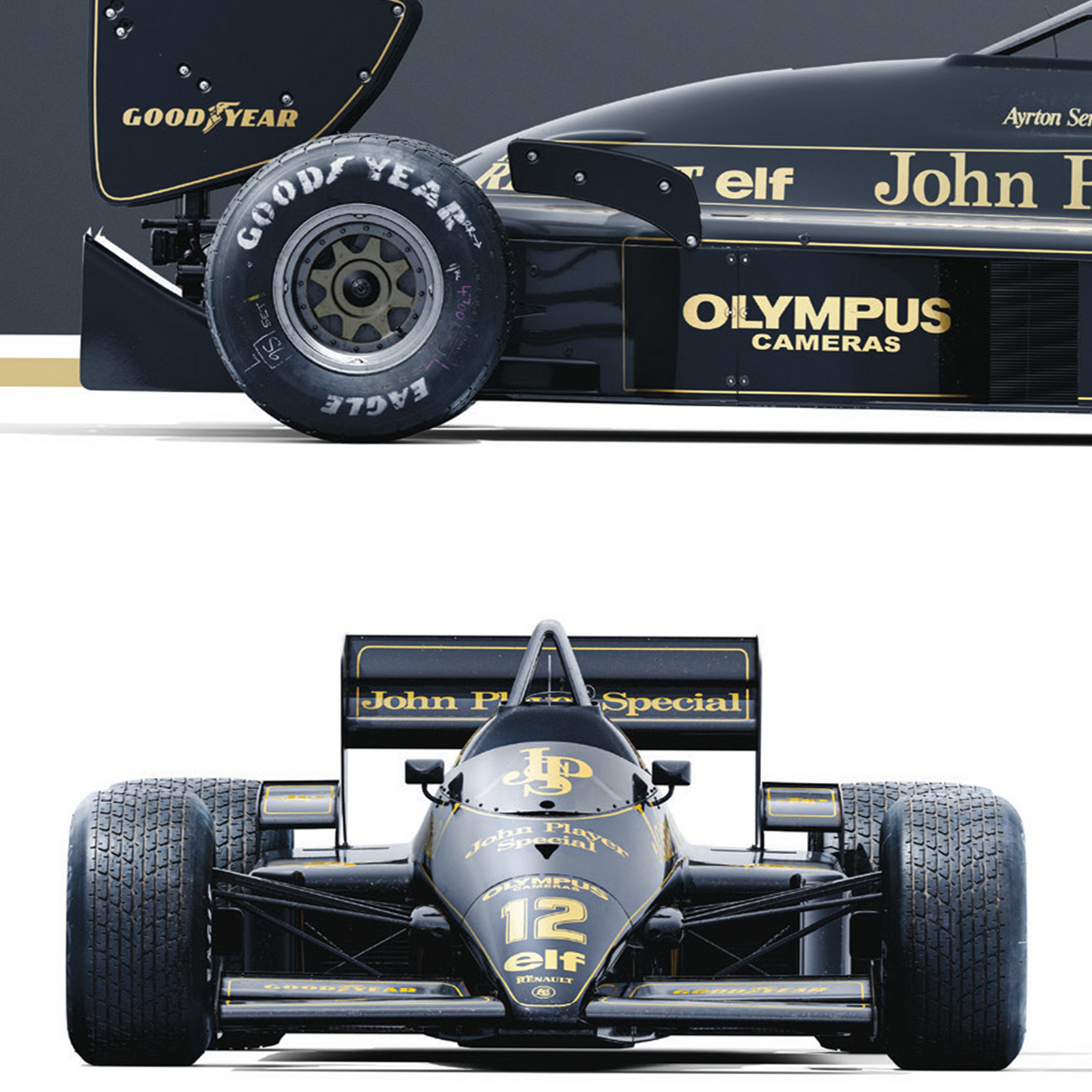 Team Lotus - Type 97T - Blueprint - 1985 - Automobilist