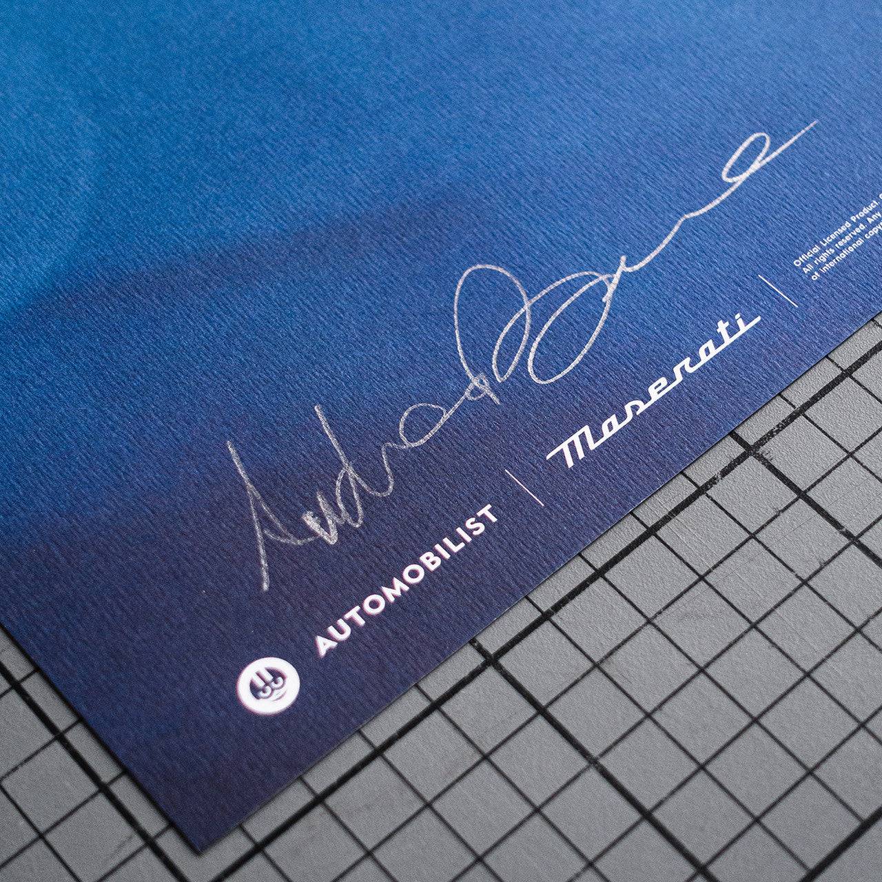Signed by Andrea Bruno - Maserati MC20 - Side - 2020 | Collector’s Edition - Automobilist