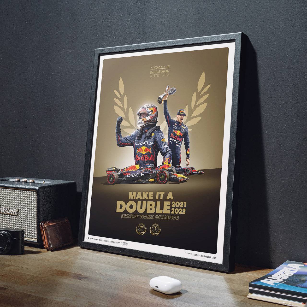 Oracle Red Bull Racing - Make It A Double - Max Verstappen - F1® World Drivers' Champion - 2022