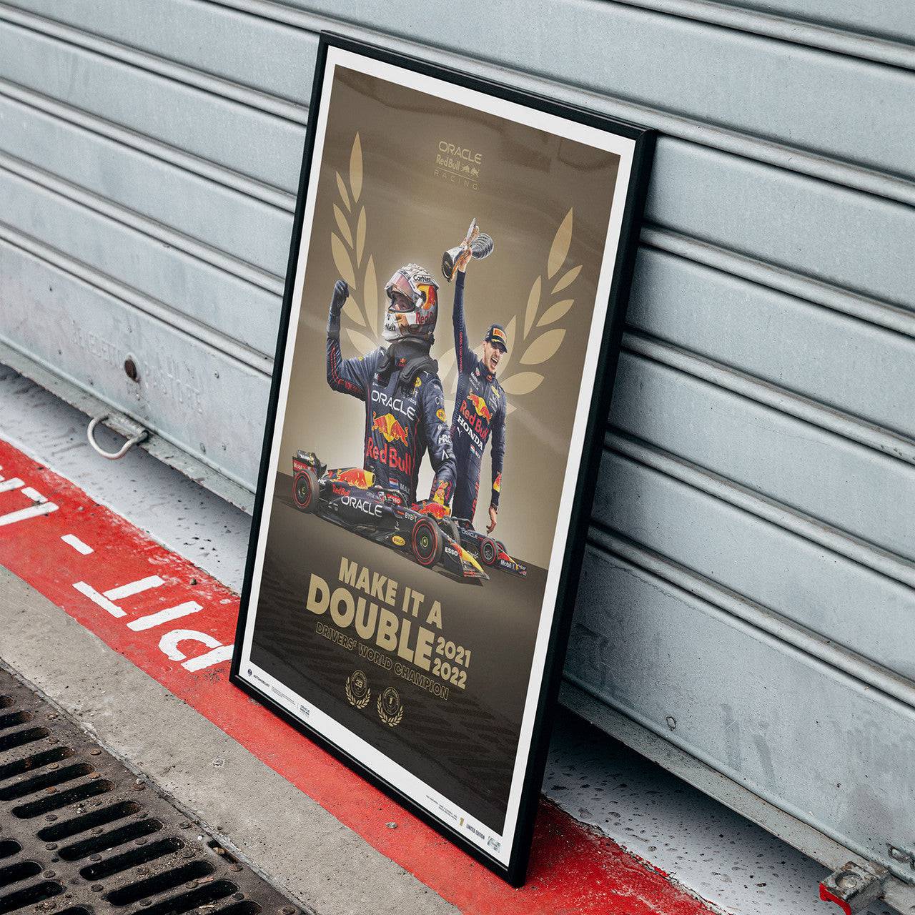Oracle Red Bull Racing - Make It A Double - Max Verstappen - F1® World Drivers' Champion - 2022