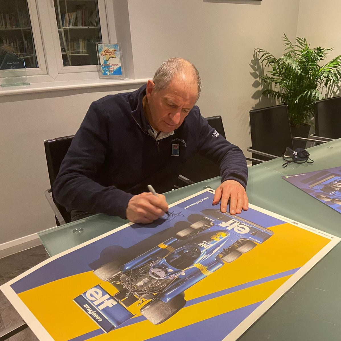 JODY SCHECKTER - TYRRELL P34 AT SWEDISH GRAND PRIX 1976 | SIGNED LIMITED EDITION | Poster