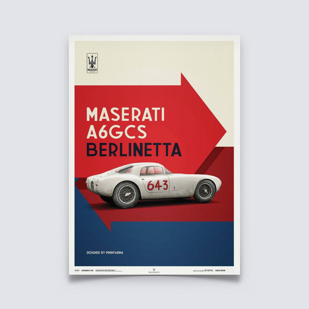 Maserati A6GCS Berlinetta - 1954 - White | Limited Edition