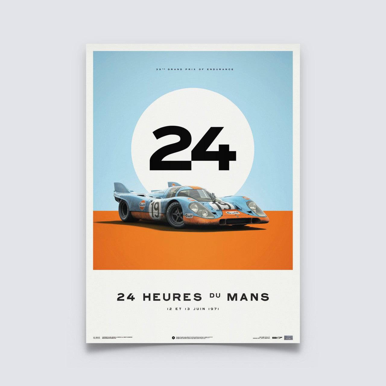 Porsche 917 - Gulf - 24h Le Mans - 1971
