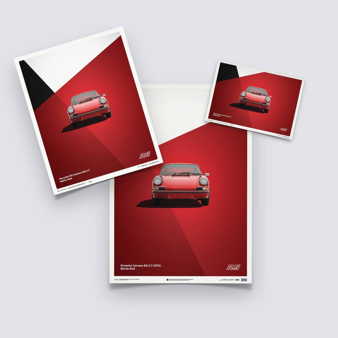 Porsche 911 RS - Red - Limited Poster