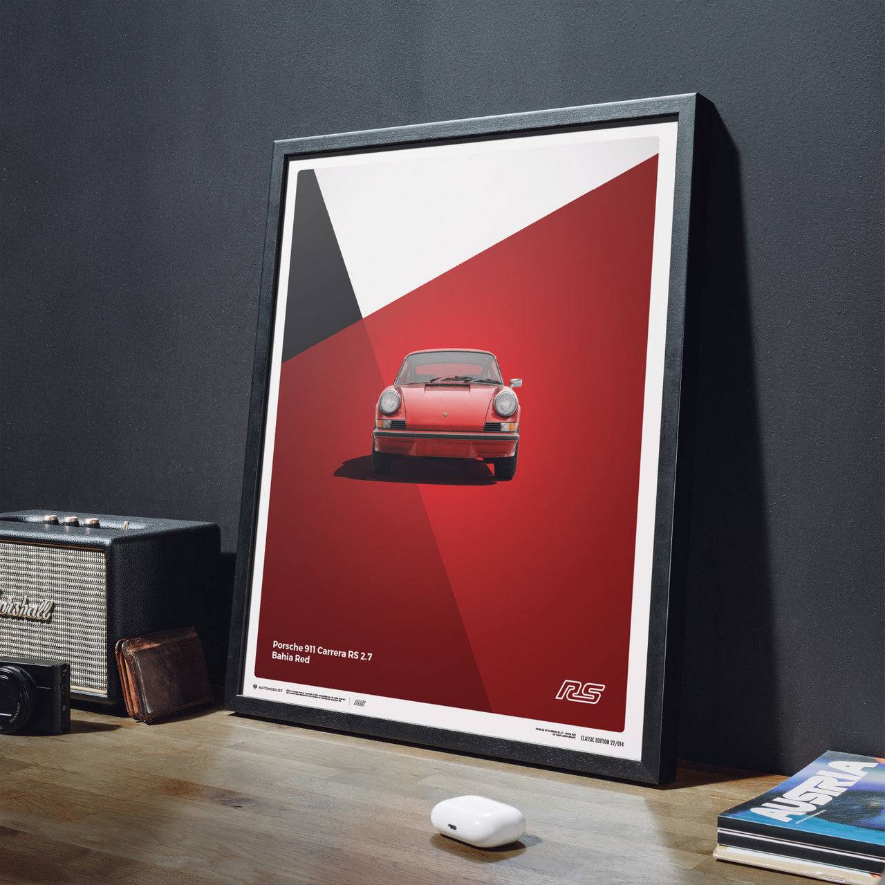 Porsche 911 RS - Red - Limited Poster