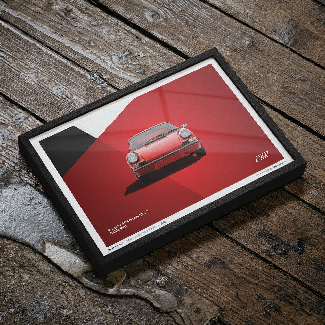 Porsche 911 RS - Red - Limited Poster