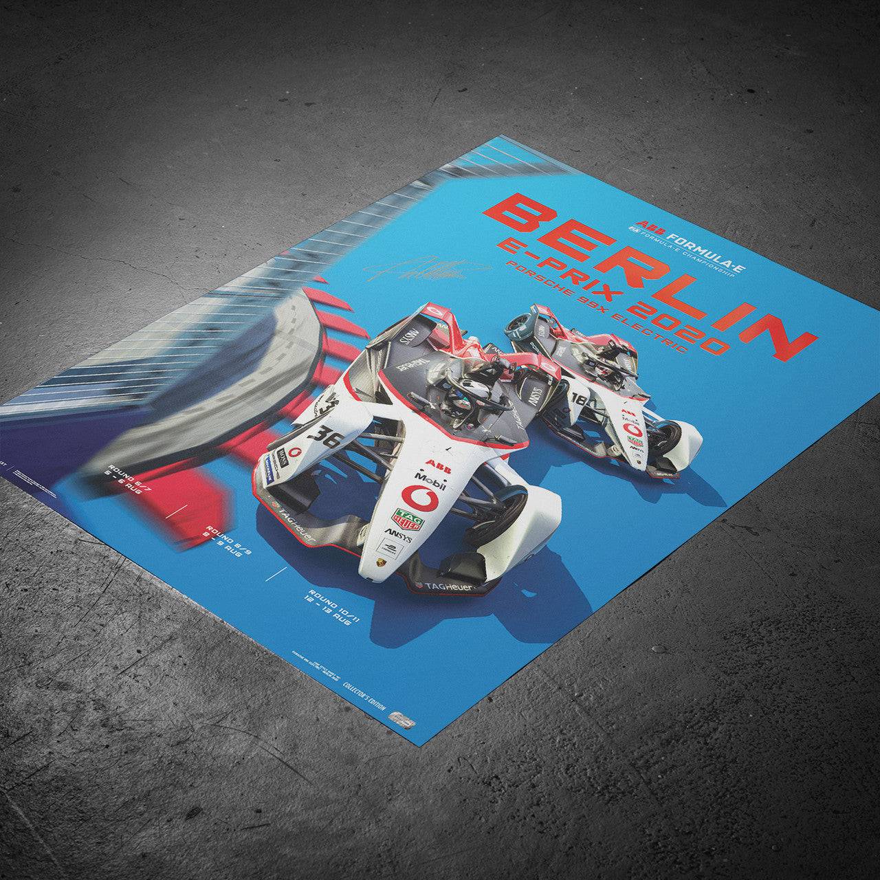 André Lotterer - Porsche 99X Electric in Berlin 2020 | Signed Collector’s Edition