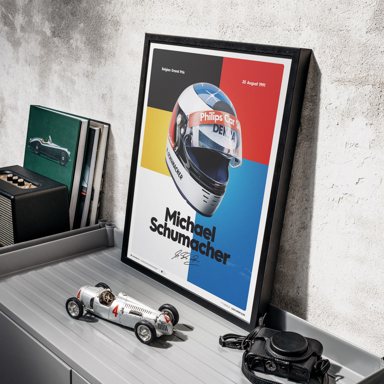 Michael Schumacher - Helmet - 1991 - Automobilist