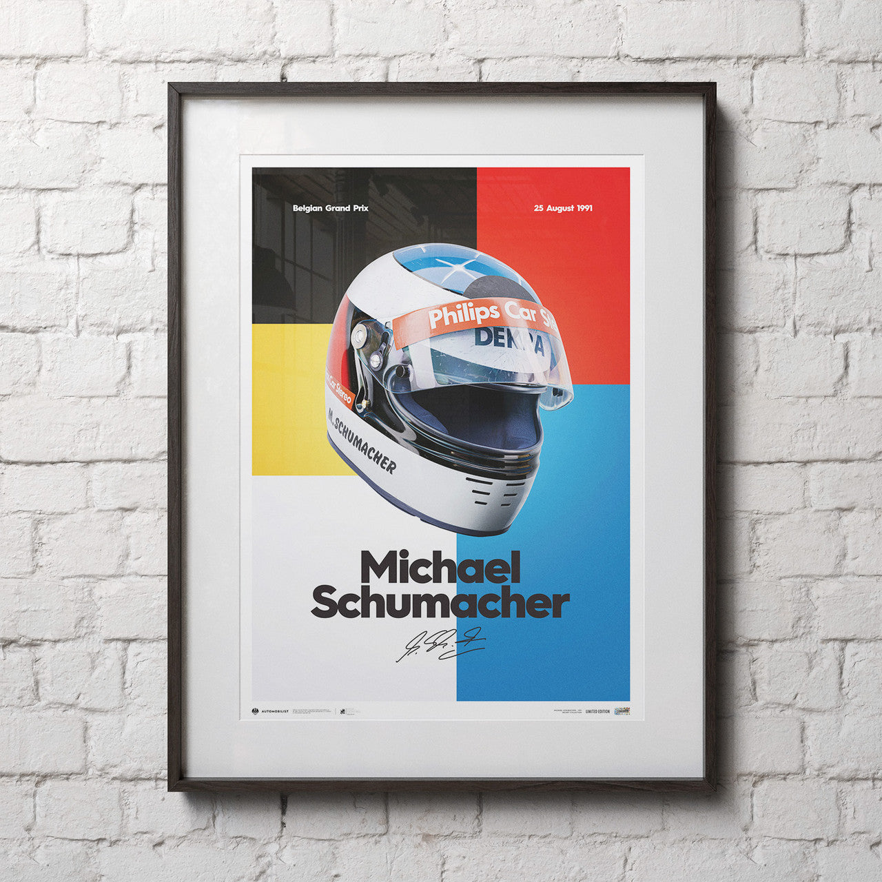Michael Schumacher - Helmet - 1991 - Automobilist