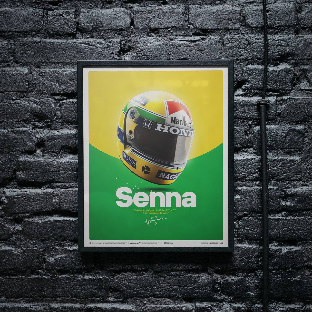 McLaren MP4/4 - Ayrton Senna - Helmet - San Marino GP - 1988 - Automobilist