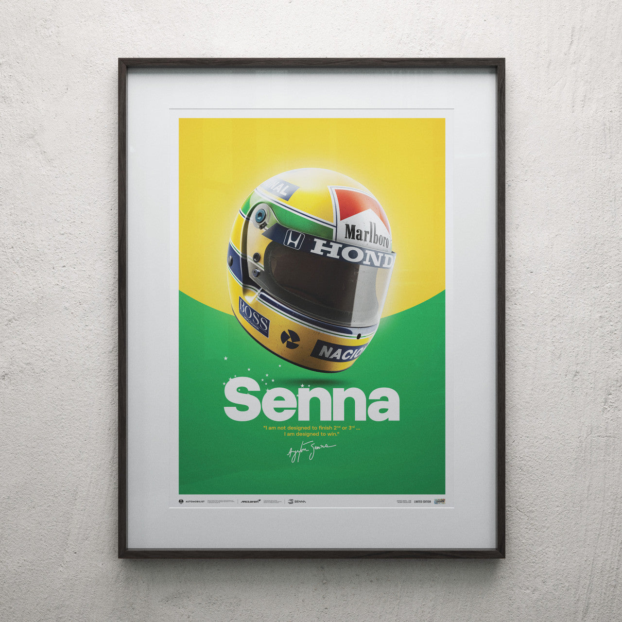 McLaren MP4/4 - Ayrton Senna - Helmet - San Marino GP - 1988 - Automobilist