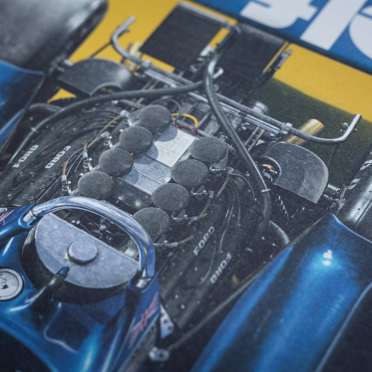 JODY SCHECKTER - TYRRELL P34 AT SWEDISH GRAND PRIX 1976 | SIGNED LIMITED EDITION | Poster