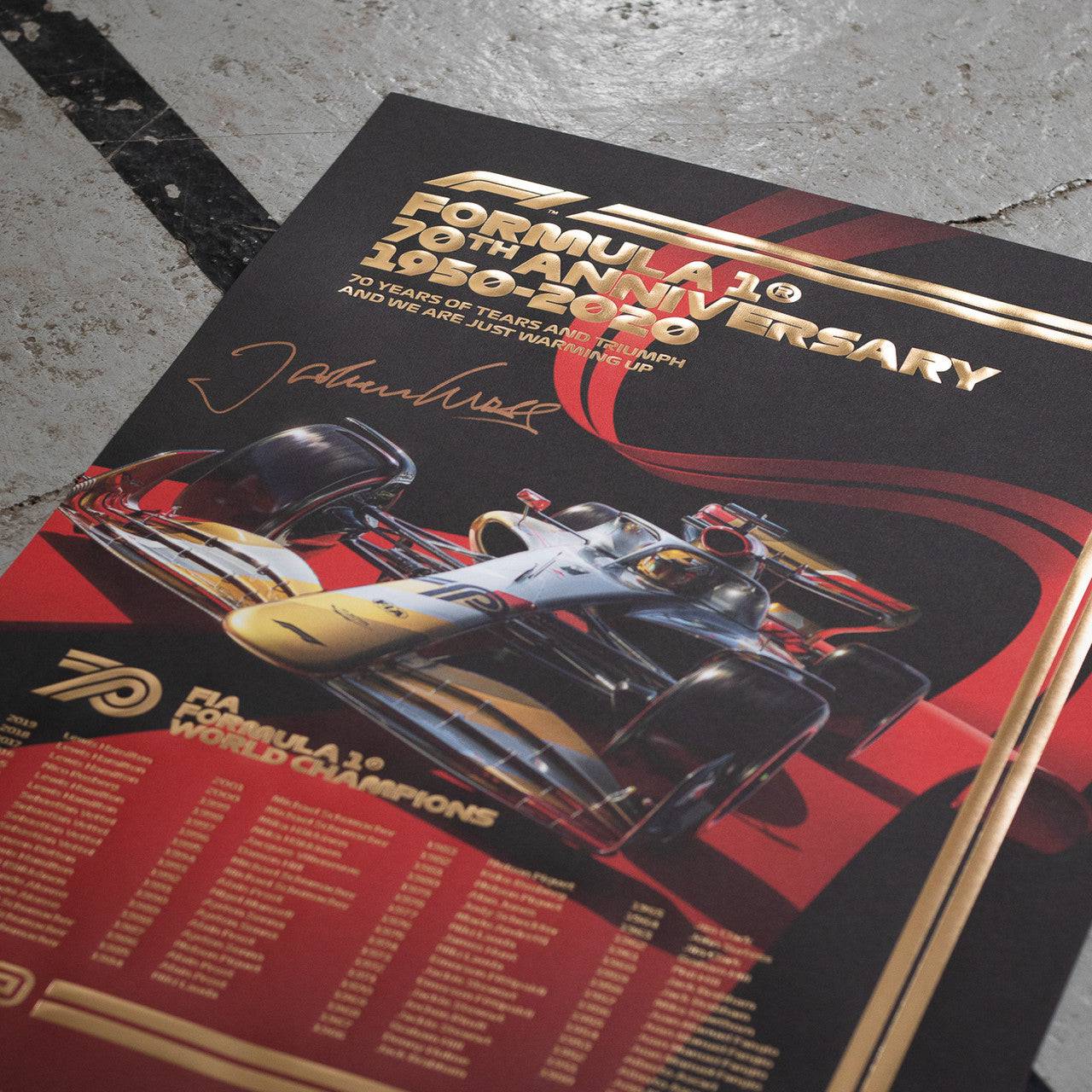 JOCHEN MASS - F1® 70th ANNIVERSARY | SIGNED DRIVERS' EDITION