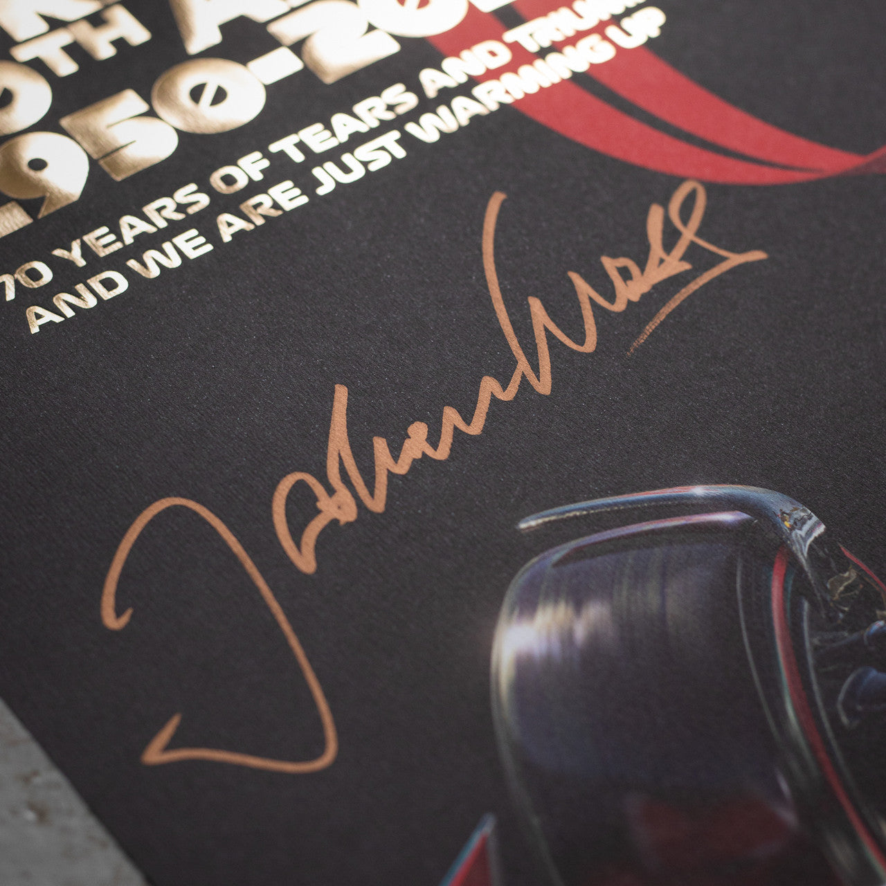 JOCHEN MASS - F1® 70th ANNIVERSARY | SIGNED DRIVERS' EDITION