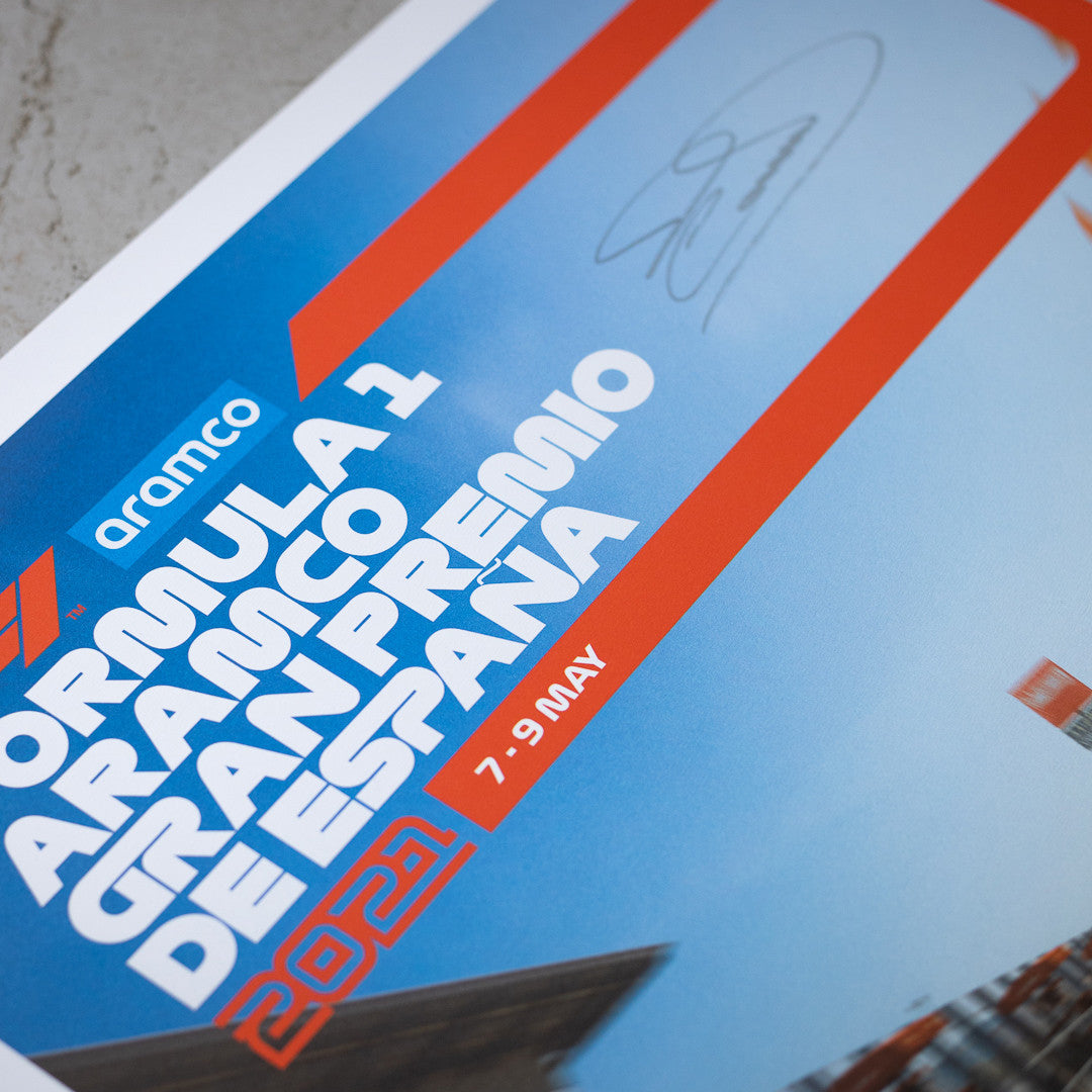 DAVID COULTHARD - FORMULA 1 ARAMCO GRAN PREMIO DE ESPAÑA 2021 | SIGNED LIMITED EDITION