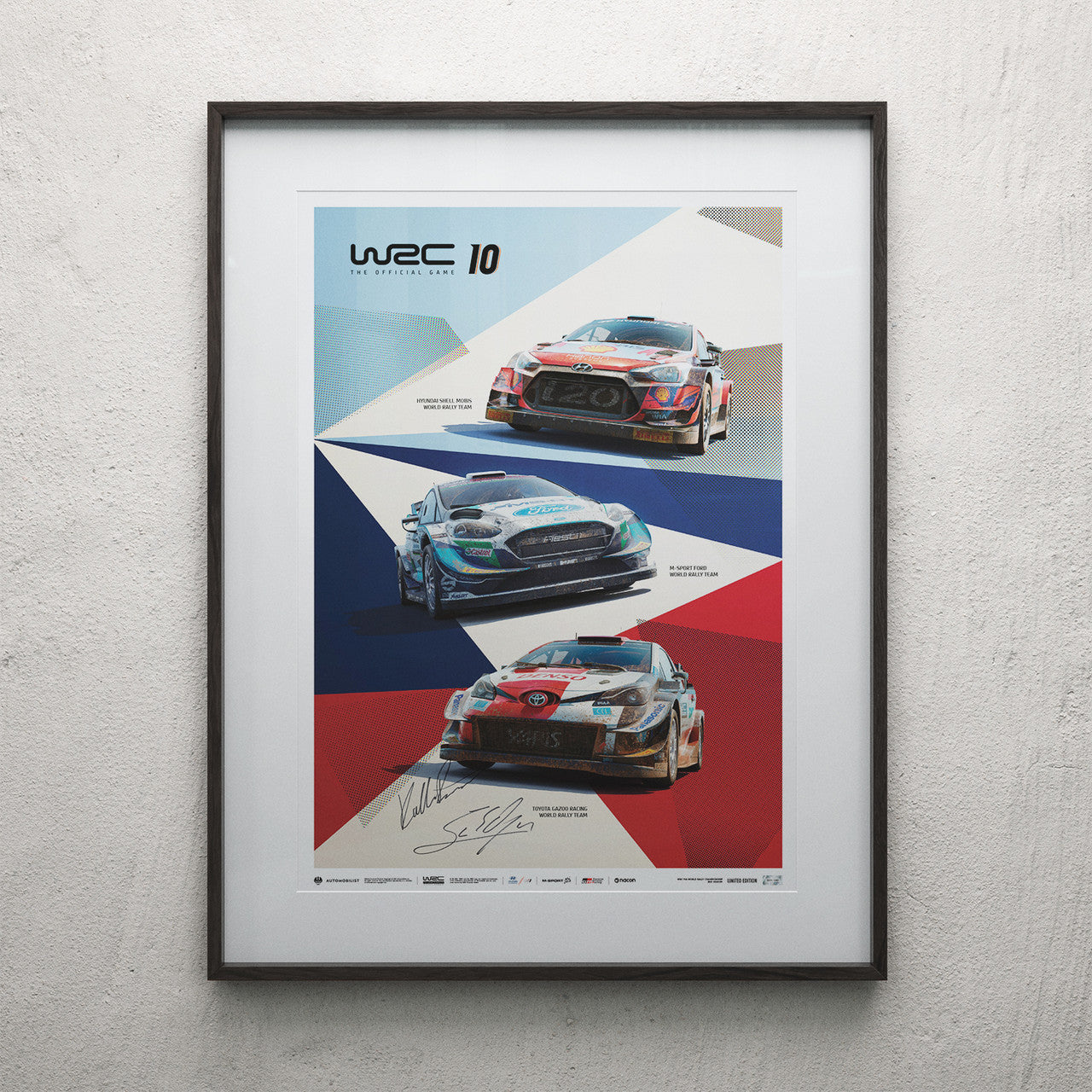 OGIER, ROVANPERÄ  - WRC 10 - THE OFFICIAL GAME COVER | LIMITED EDITION