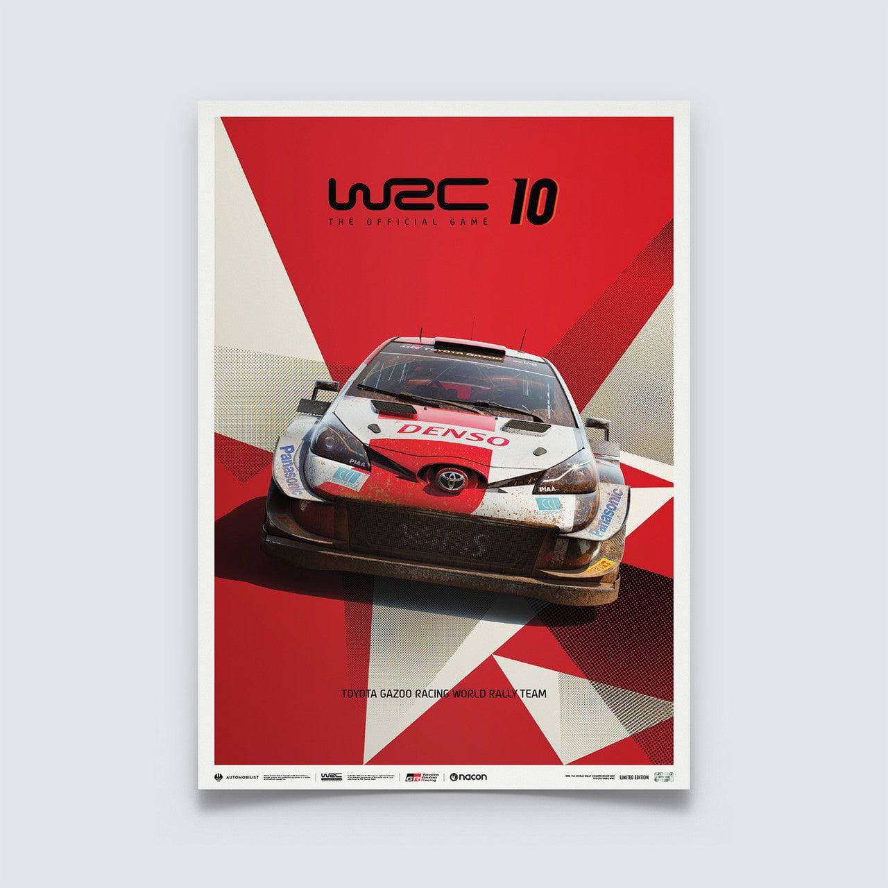 WRC 10 - TOYOTA - THE OFFICIAL GAME COVER | LIMITED EDITION