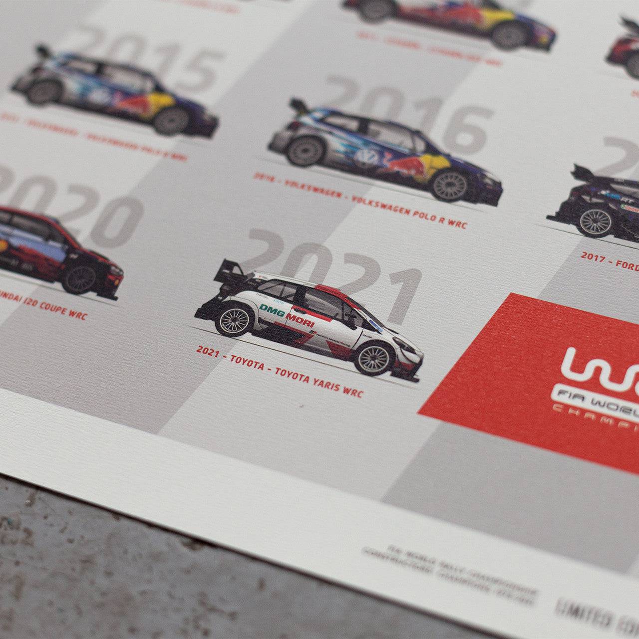 WRC Manufacturers’ Champions 1973-2021 - 49th Anniversary | Limited Edition