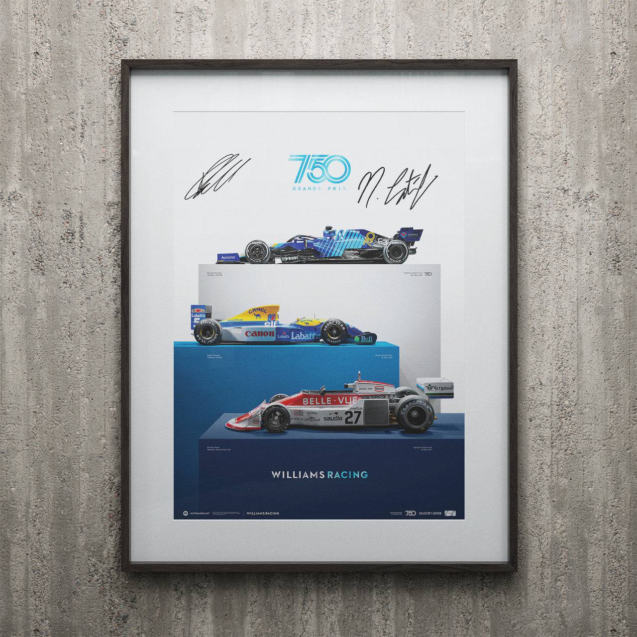 Williams Racing - 750 Grands Prix | Collector’s Edition | Signed