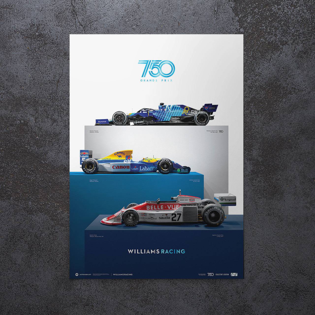 Williams Racing - 750 Grands Prix | Collector’s Edition