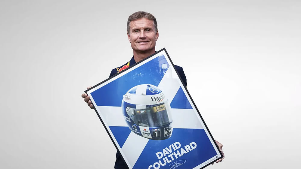 Automobilist announces the expansion of its signature Helmet Collection to include David Coulthard