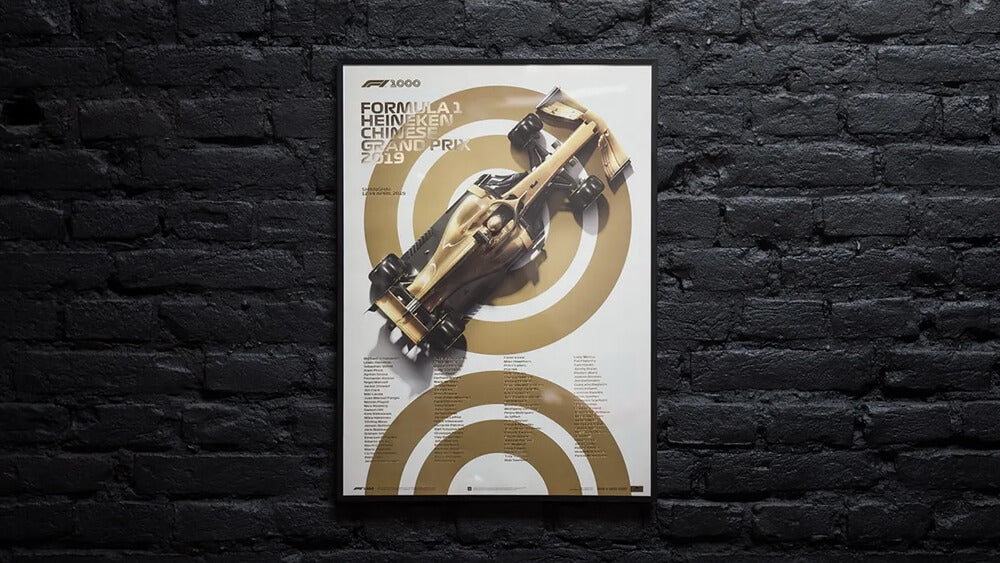 Automobilist launches commemorative Formula 1 1000th Grand Prix posters