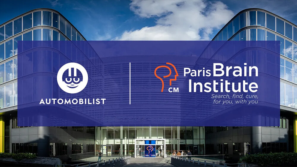 Automobilist charitable cooperation with Paris Brain Institute