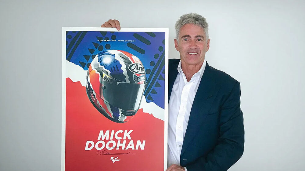 Automobilist launches commemorative Mick Doohan Helmet Design Poster